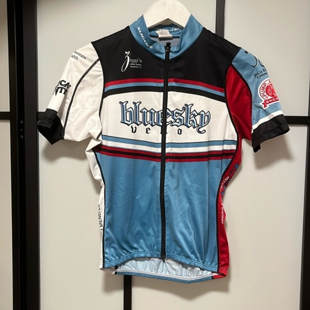 Bluesky Velo Sugoi Cycling Jersey Women' Size XS Multi Color